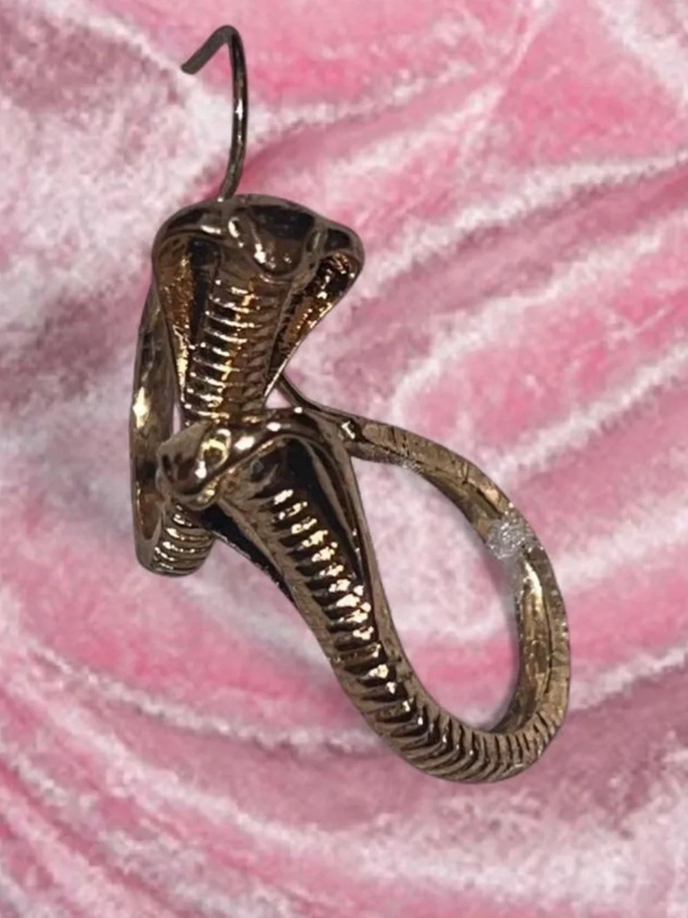 Gold Snake Earrings